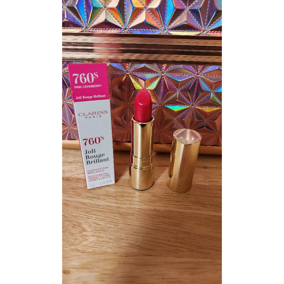 Clarins Other - Clarins Joli Rouge Brillant Lipstick Pink Cranberry